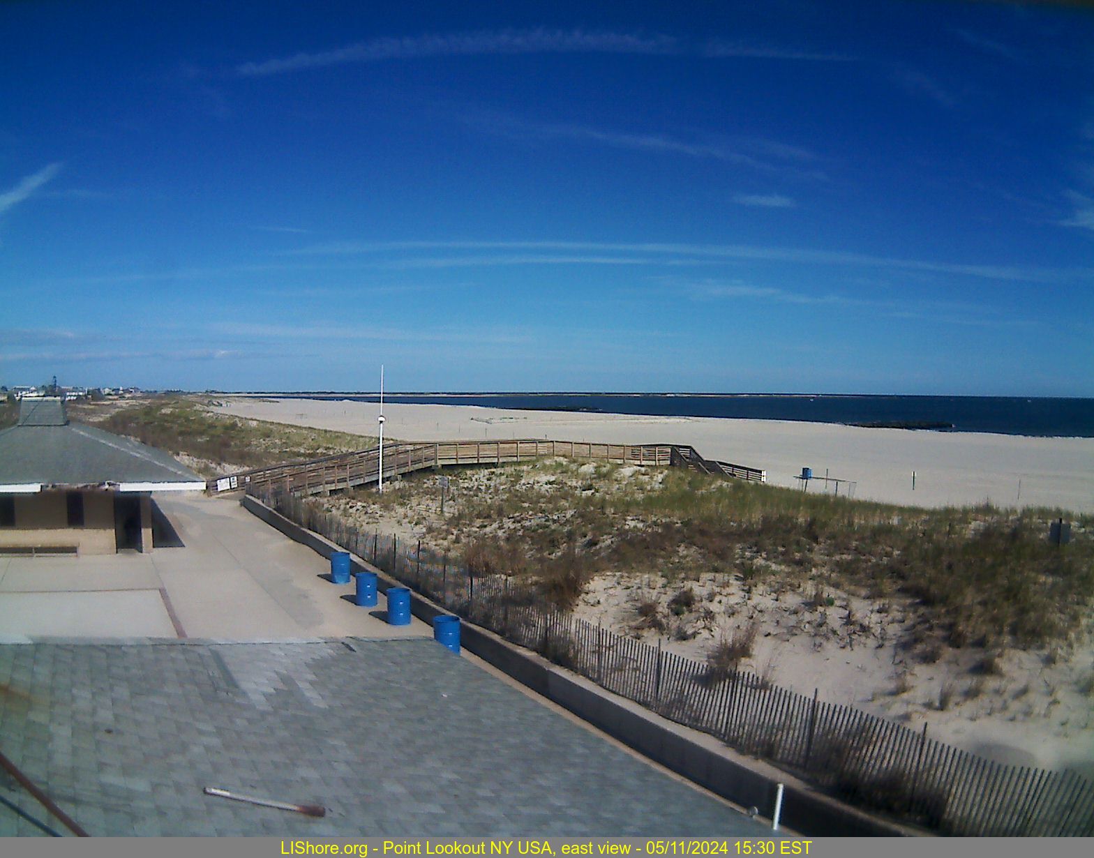 Point Lookout NY USA - new camera east view -zoomed
